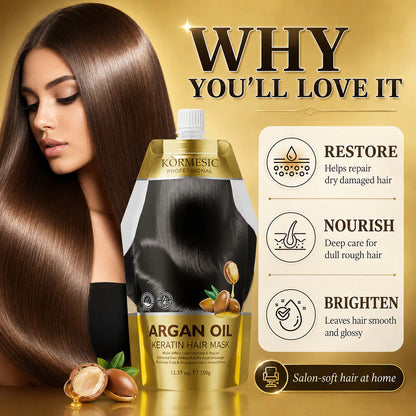 Kormesic - Argan Oil &  Botox Keratin Hair Mask Set (2x350g)