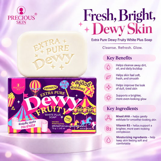 Precious Skin - Premium Extra Pure Dewy Fruity White Plus Soap (70g)