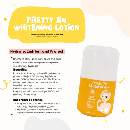 Pretty Jin - Whitening Lotion SPF50 PA+++ (250ml)