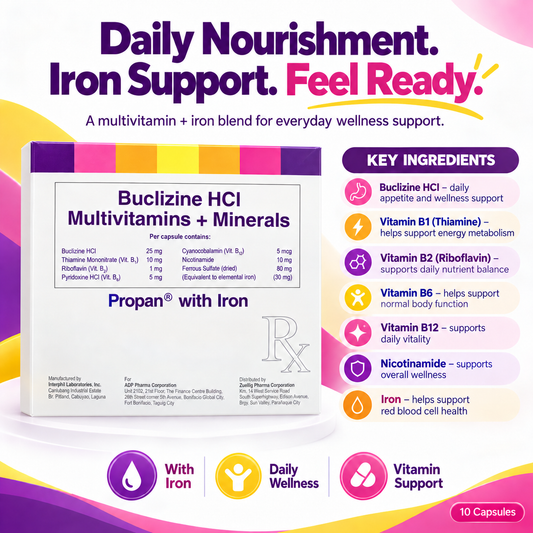 Propan - Multivitamins with Iron Capsule (10 Capsules)
