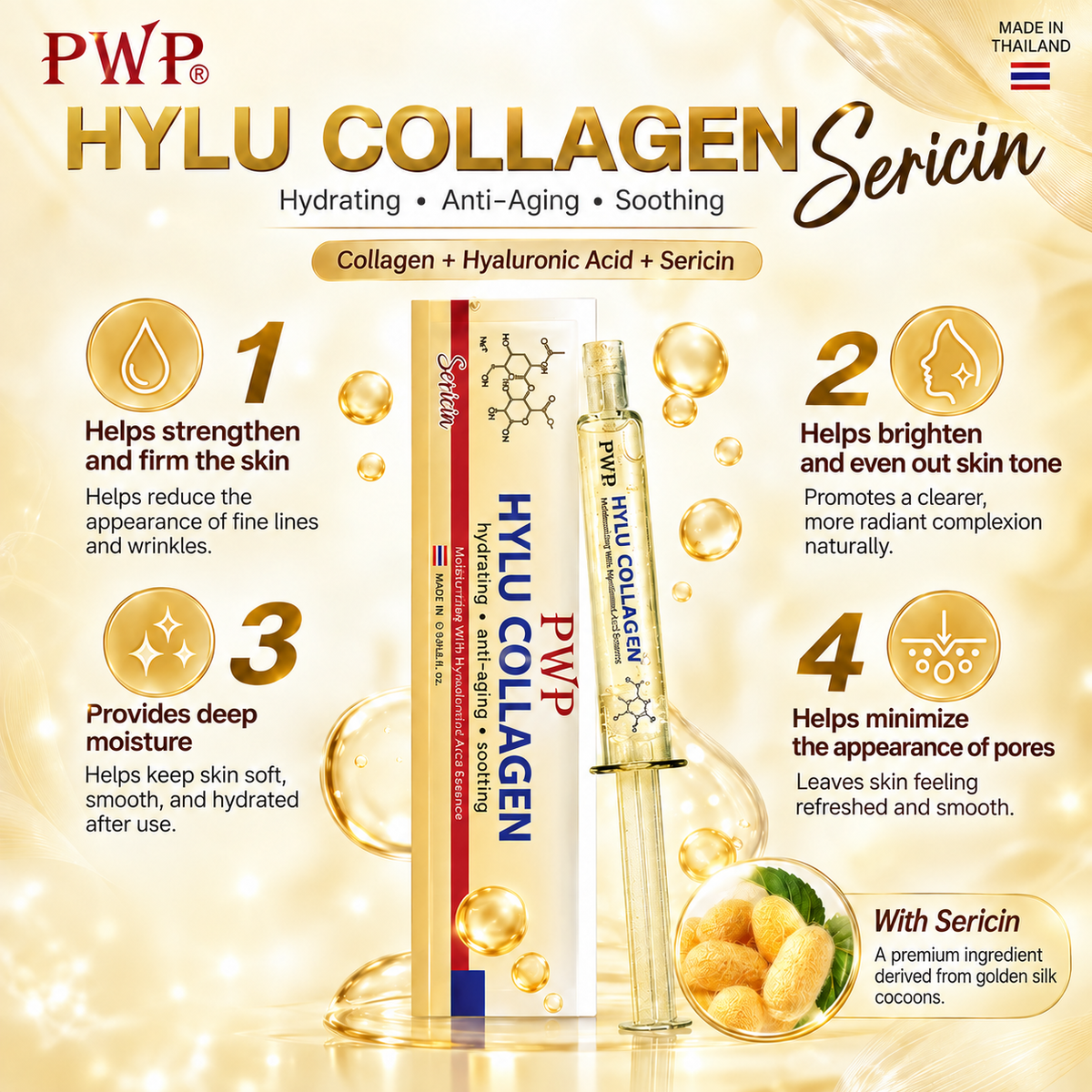 PWP - Hylu Collagen Serum (10ml)