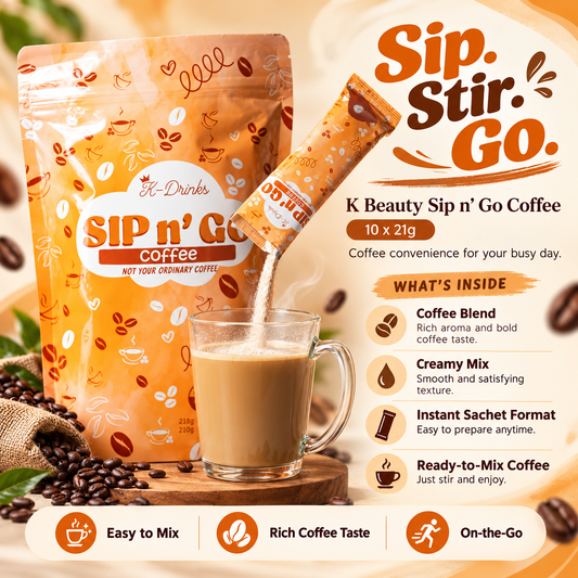 K Beauty - Sip n Go Coffee (10 x 21g)