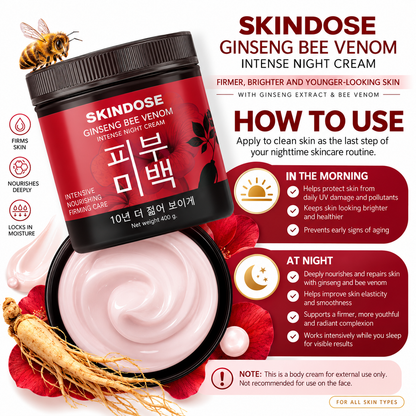 Skindose – Ginseng Bee Venom (400g)