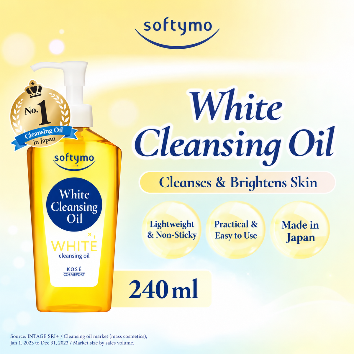 Kose - Softymo White Cleansing Oil (240ml)