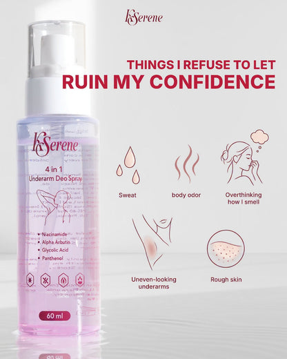 KSerene - 4in1  Underarm Deo Spray (60ml)