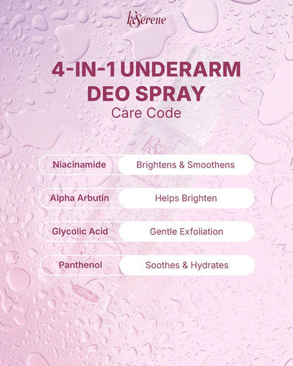 KSerene - 4in1  Underarm Deo Spray (60ml)